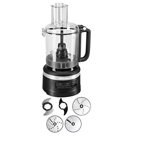  Amazon Renewed KitchenAid 9-Cup Food Processor Plus Black Matte (Renewed)