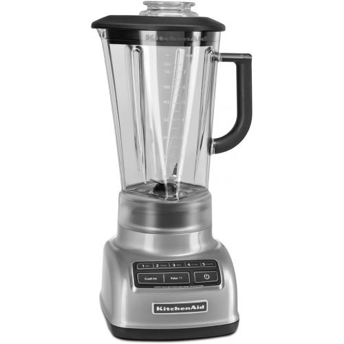  Amazon Renewed KitchenAid KSB1575MC 5-Speed Diamond Blender, Metallic Chrome (Renewed)