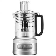 Amazon Renewed KitchenAid KFP0919CU 9 Cup Plus Food Processor, Contour Silver (Renewed)