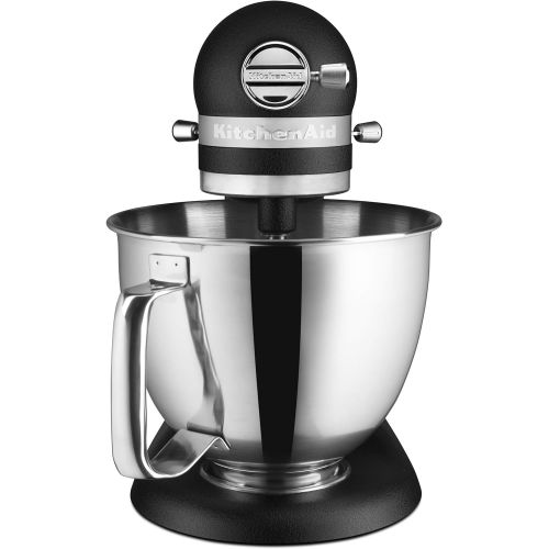  Amazon Renewed KitchenAid KSM3316XBK Artisan Mini Stand Mixers, 3.5 quart, Imperial Black (Renewed)