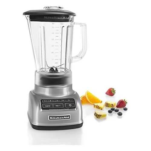  Amazon Renewed KitchenAid 5-Speed Blender RKSB1570MC, 56-Ounce, Metalic Chrome (Renewed)