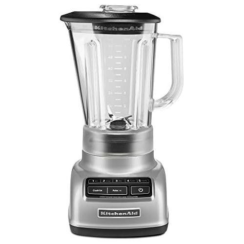  Amazon Renewed KitchenAid 5-Speed Blender RKSB1570MC, 56-Ounce, Metalic Chrome (Renewed)