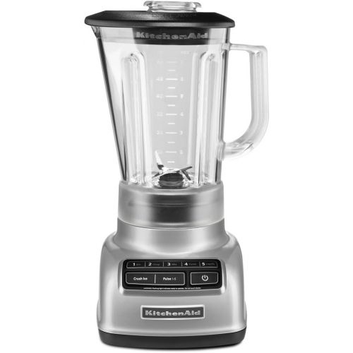  Amazon Renewed KitchenAid 5-Speed Blender RKSB1570MC, 56-Ounce, Metalic Chrome (Renewed)