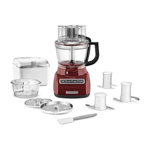  Amazon Renewed KitchenAid KFP1333GC 13-Cup Food Processor with ExactSlice System - Gloss Cinnamon (Renewed)