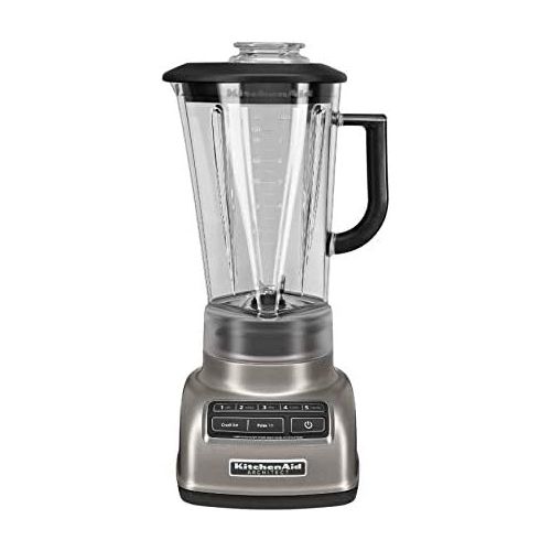  Amazon Renewed KitchenAid 5-Speed Blender RKSB1570CS, 56-Ounce, Silver (Renewed)