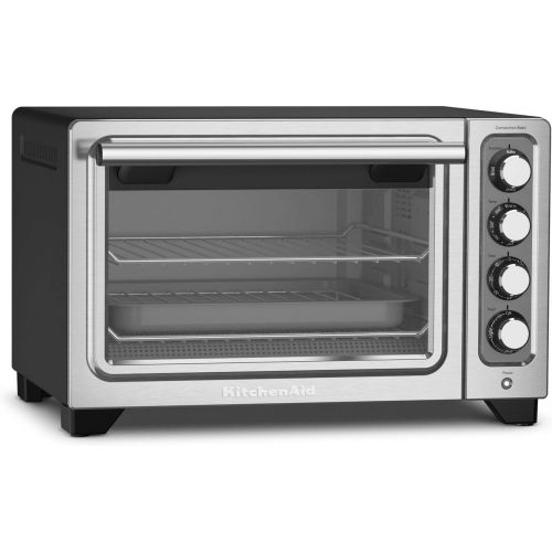  Amazon Renewed KitchenAid KCO253BM 12-Inch Compact Convection Countertop Oven - Black Matte (Renewed)