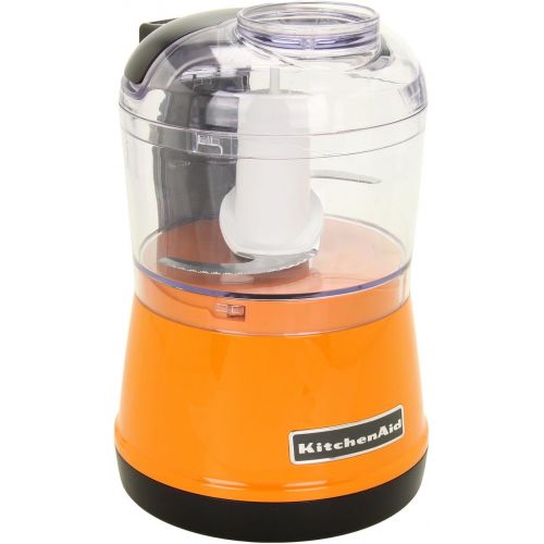 키친에이드 Amazon Renewed KitchenAid KFC3511TG 3.5-Cup Food Chopper - Tangerine (RENEWED) CERTIFIED REFURBISHED