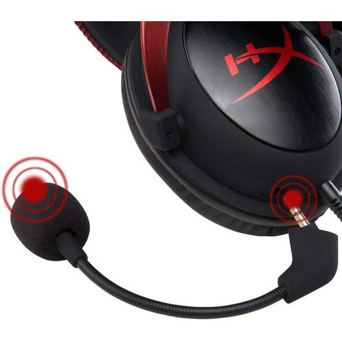  Amazon Renewed HYPERX Cloud II Gaming Headset for PC & PS4 & Xbox One,Nintendo Switch - Red (KHX-HSCP-RD) (Renewed)