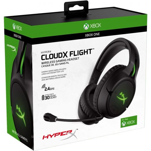  Amazon Renewed HyperX CloudX Flight ? Wireless Gaming Headset, Official Xbox Licensed for Xbox One, Game and Chat Mixer, Memory Foam Ear Cushions, Detachable Noise-Cancellation Microphone (Renewe