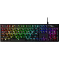 Amazon Renewed HyperX Alloy Origins - Mechanical Gaming Keyboard - Software-Controlled Light & Macro Customization - Compact Form Factor - Linear Switch - HyperX Red - RGB LED Backlit (Renewed)