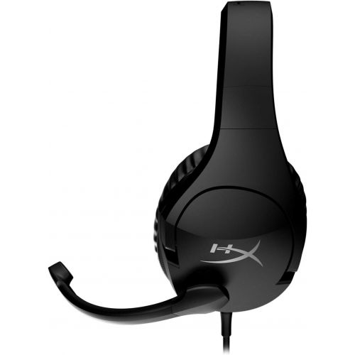  Amazon Renewed HyperX Cloud Stinger S ? Gaming Headset, for PC, Virtual 7.1 Surround Sound, Lightweight, Memory Foam, Soft Leatherette, Durable Steel Sliders, Swivel-to-Mute Noise-Cancelling Micr
