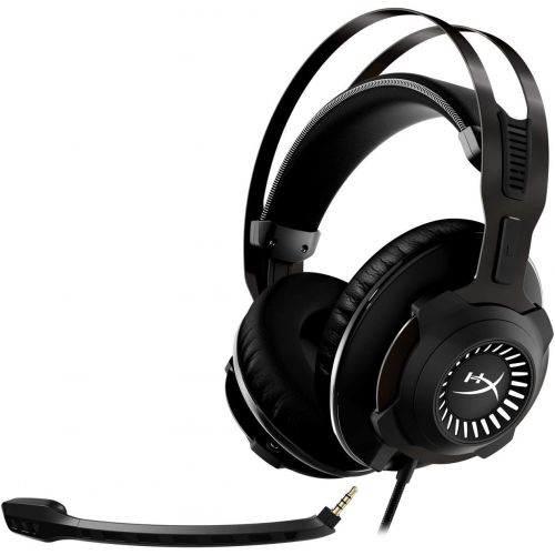  Amazon Renewed HyperX Cloud Revolver - Gaming Headset with HyperX 7.1 Surround Sound, Signature Memory Foam, Premium Leatherette, Steel Frame, Detachable Noise-Cancellation Microphone (Renewed)