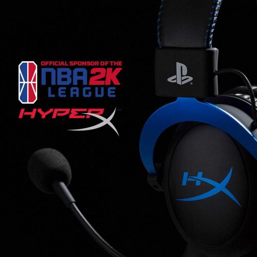  Amazon Renewed HyperX Cloud - Official Playstation Licensed Gaming Headset for PS4 with in-Line Audio Control, Detachable Noise Cancelling Microphone, Comfortable Memory Foam - Black (Renewed)