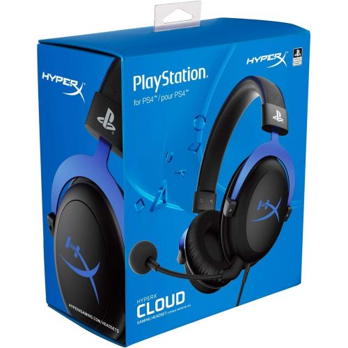  Amazon Renewed HyperX Cloud - Official Playstation Licensed Gaming Headset for PS4 with in-Line Audio Control, Detachable Noise Cancelling Microphone, Comfortable Memory Foam - Black (Renewed)