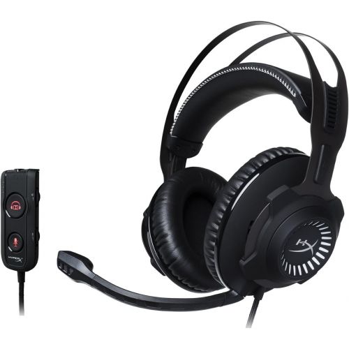  Amazon Renewed HyperX Cloud Revolver S Gaming Headset with Dolby 7.1 Surround Sound - Steel Frame - Signature Memory Foam, Premium Leatherette, for PC, PS4, PS4 PRO, Xbox One, Xbox One S (HX-HSCR