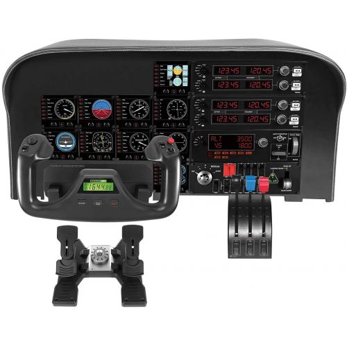  Amazon Renewed Logitech 945-000030 - G Saitek Pro Flight Switch Panel (Black) (Renewed)