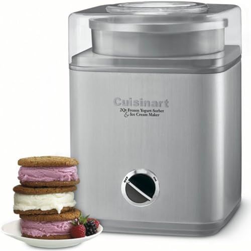  Amazon Renewed ICE-30BC Pure Indugence Frozen Yogurt/Ice Cream Maker - (Renewed)