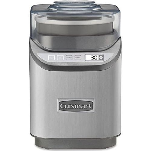  Amazon Renewed Cuisinart ICE-70 Electronic Ice Cream Maker, Brushed Chrome (Renewed)