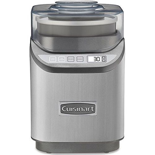  Amazon Renewed Cuisinart ICE-70 Electronic Ice Cream Maker, Brushed Chrome (Renewed)