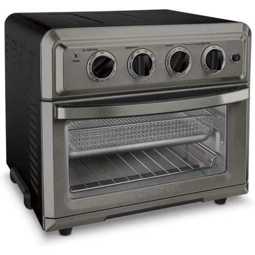  Amazon Renewed Cuisinart TOA-60BKS Air Fryer Toaster Oven, Black (Renewed)