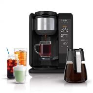 Amazon Renewed Ninja Hot and Cold Brewed System, Auto-iQ Tea and Coffee Maker with 6 Brew Sizes, 5 Brew Styles, Frother, Coffee & Tea Baskets with Glass Carafe (CP301) (Renewed)
