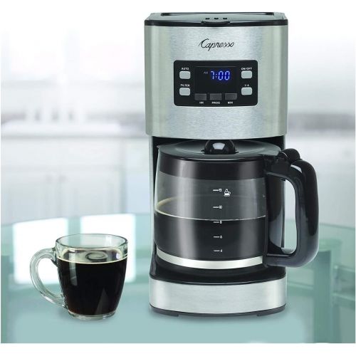  Amazon Renewed Capresso SG300 12-Cup Coffee Maker (Stainless Steel) (Renewed)