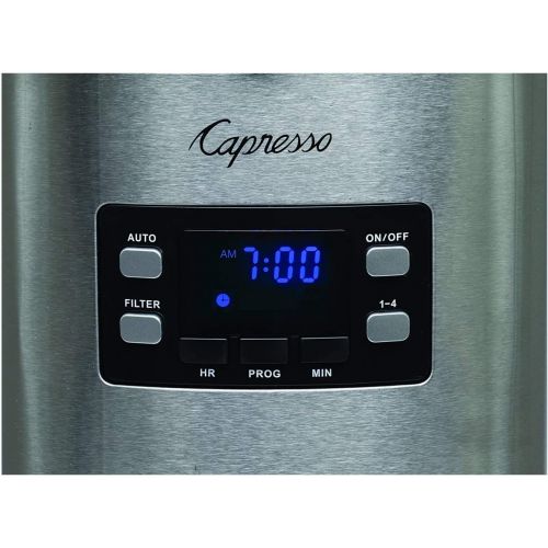  Amazon Renewed Capresso SG300 12-Cup Coffee Maker (Stainless Steel) (Renewed)