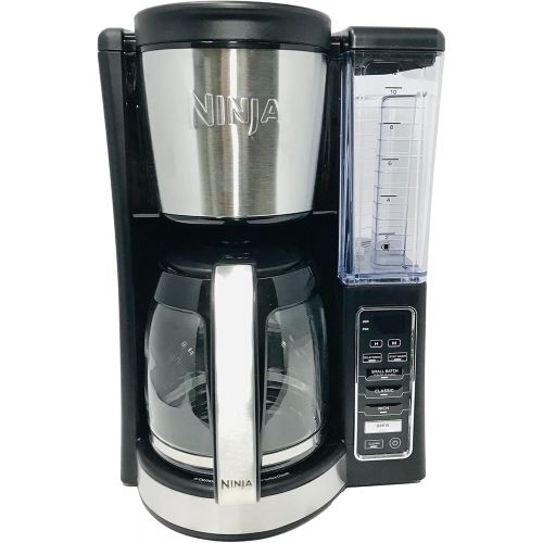  Amazon Renewed Ninja CE201 12-Cup Programmable Coffee Maker, Medium, Black Stainless Steel (Renewed)