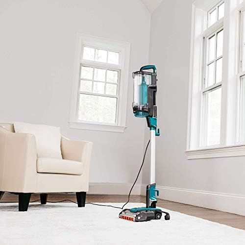  Amazon Renewed Shark APEX UpLight Lift-Away DuoClean with Self-Cleaning Brushroll Stick Vacuum (LZ601), 0.66 qt, Forest Mist Blue (Renewed)