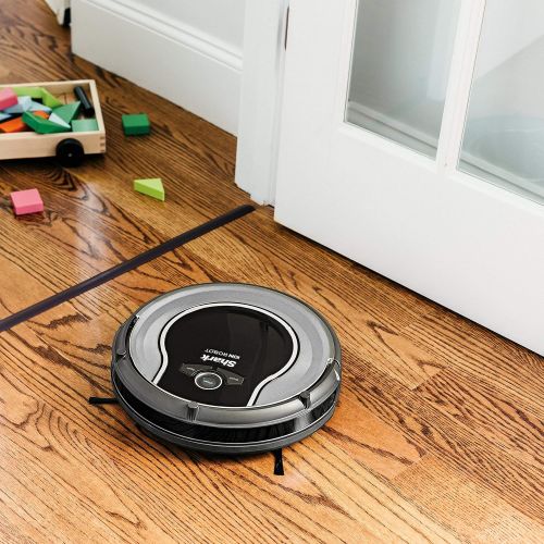  Amazon Renewed Shark ION Robot Dual-Action Robot Vacuum Cleaner with 1-Hour Plus of Cleaning Time, Smart Sensor Navigation and Remote Control (RV720) (Renewed)