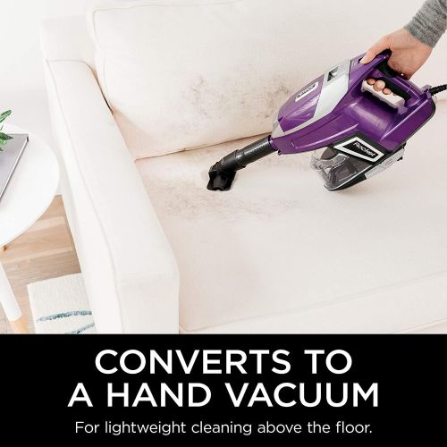  Amazon Renewed Shark Rocket Corded Ultra-Light Vacuum with Zero-M Anti-Hair Wrap Technology, XL Dust Cup, Hand Vacuum Mode, & Swivel Steering (ZS351), Plum Purple (Renewed)