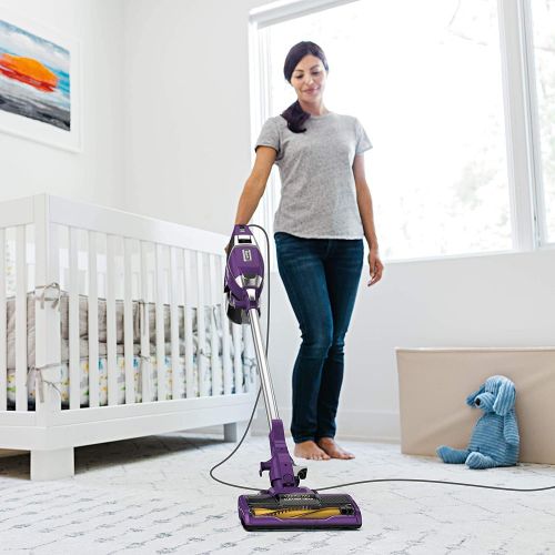  Amazon Renewed Shark Rocket Corded Ultra-Light Vacuum with Zero-M Anti-Hair Wrap Technology, XL Dust Cup, Hand Vacuum Mode, & Swivel Steering (ZS351), Plum Purple (Renewed)