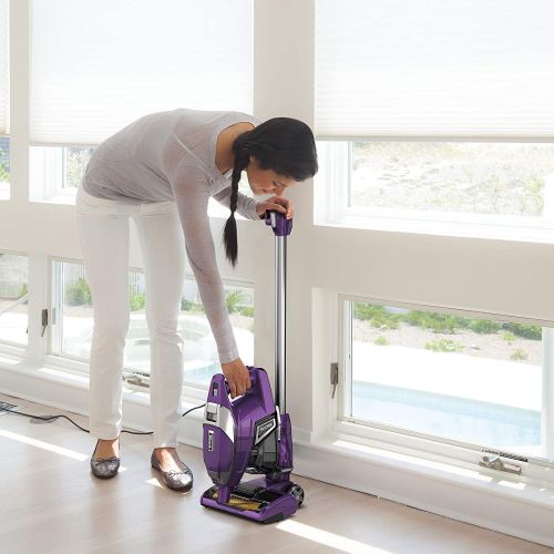  Amazon Renewed Shark Rocket Corded Ultra-Light Vacuum with Zero-M Anti-Hair Wrap Technology, XL Dust Cup, Hand Vacuum Mode, & Swivel Steering (ZS351), Plum Purple (Renewed)