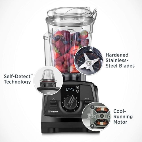  Amazon Renewed Vitamix Venturist V1200, Professional-Grade, 64 oz. Container, Black (Renewed)