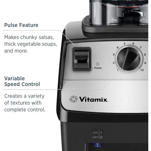 바이타믹스 Amazon Renewed Vitamix 5300 Blender, Professional-Grade, 64 oz. Low-Profile Container, Black (Renewed)