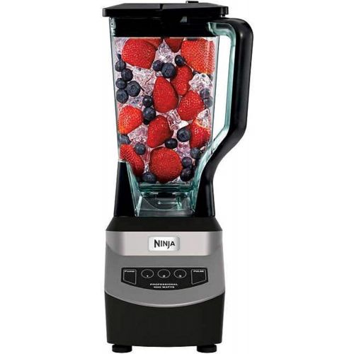  Amazon Renewed Ninja 1000 Watts Blender NJ600, Silver/Black, 72 Oz (Renewed)