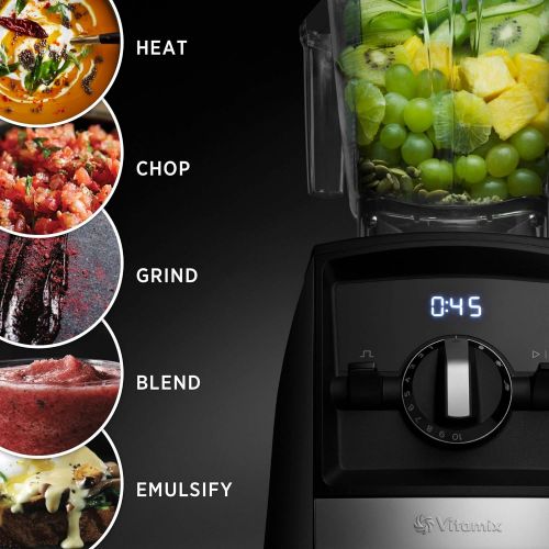  Amazon Renewed Vitamix A2500 Ascent Series Smart Blender, Professional-Grade, 64 oz. Low-Profile Container, Slate (Renewed)