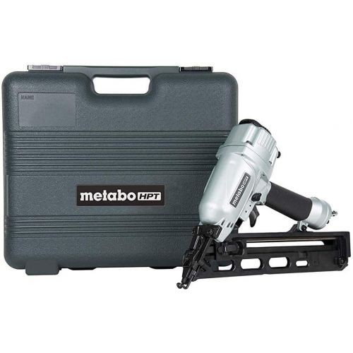  Amazon Renewed Metabo HPT NT65MA4 Pneumatic Angled Finish Nailer kit (Renewed)