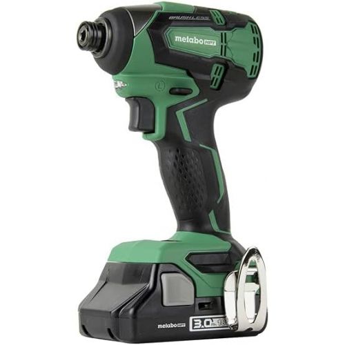  Amazon Renewed Metabo HPT WH18DBFL2SM 18V Brushless Lithium-Ion 1/4 in. Cordless Impact Driver Kit (3 Ah) (Renewed)