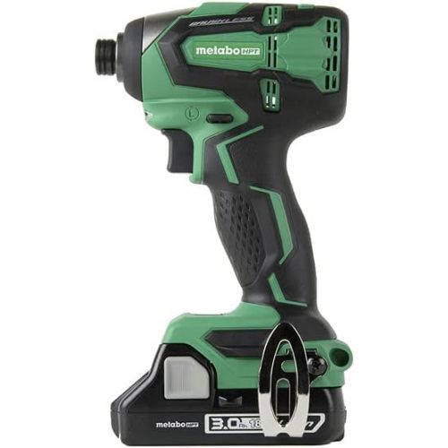  Amazon Renewed Metabo HPT WH18DBFL2SM 18V Brushless Lithium-Ion 1/4 in. Cordless Impact Driver Kit (3 Ah) (Renewed)