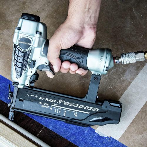  Amazon Renewed Metabo HPT NT50AE2M 18-Gauge 2 in. Finish Brad Nailer Kit (Renewed)