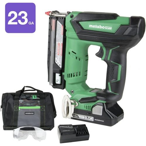  Amazon Renewed Metabo HPT NP18DSALM 18V Cordless 1-3/8 in. 23-Gauge Pin Nailer Kit (Renewed)