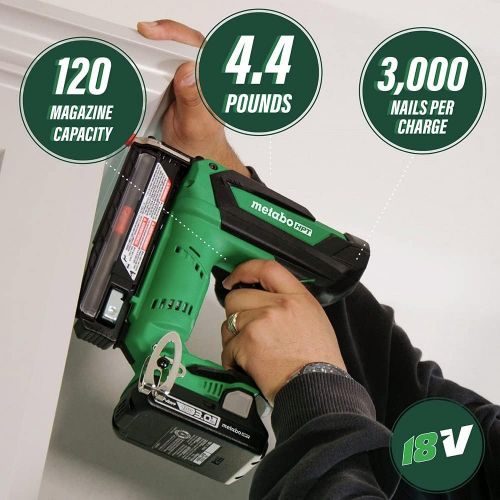  Amazon Renewed Metabo HPT NP18DSALM 18V Cordless 1-3/8 in. 23-Gauge Pin Nailer Kit (Renewed)