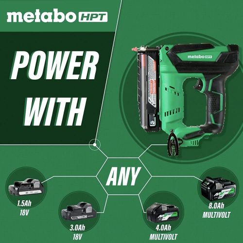  Amazon Renewed Metabo HPT NP18DSALM 18V Cordless 1-3/8 in. 23-Gauge Pin Nailer Kit (Renewed)