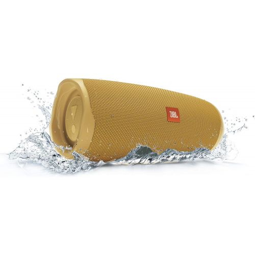 제이비엘 JBL Charge 4 Waterproof Portable Bluetooth Speaker- Yellow (Renewed)