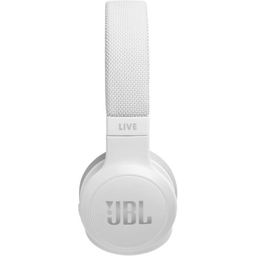  Amazon Renewed JBL LIVE 400BT - On-Ear Wireless Headphones - White (Renewed)