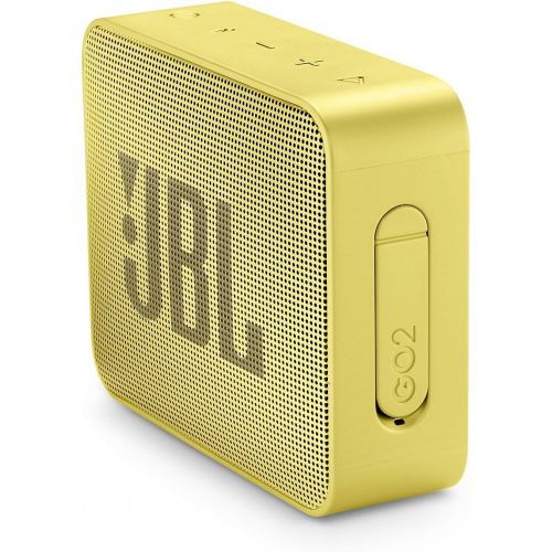  Amazon Renewed JBL JBLGO2SYL GO 2 Portable Bluetooth Waterproof Speaker (Yellow) (Renewed)