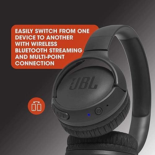  Amazon Renewed JBL Tune 500BT Wireless On-Ear Headphones - Black (Renewed)