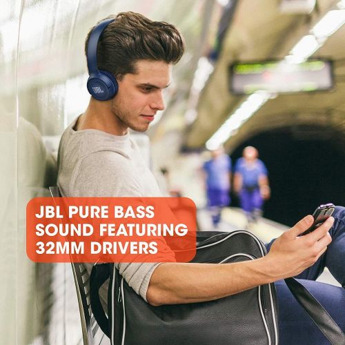  Amazon Renewed JBL Tune 500BT Wireless On-Ear Headphones - Black (Renewed)