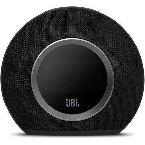  Amazon Renewed JBL Horizon Bluetooth Alarm Clock Radio with Multi Alarm, Gentle Waking Ambient LED Light, Auto LCD Display and Dual USB Charging (Black, Horizon AM Radio) (Renewed)